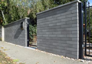 betónový plot Metropol Uni, sivá