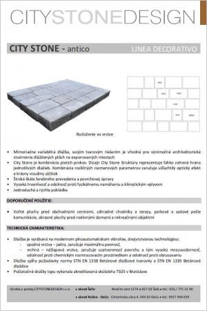 CITY STONE antico – CITY STONE DESIGN